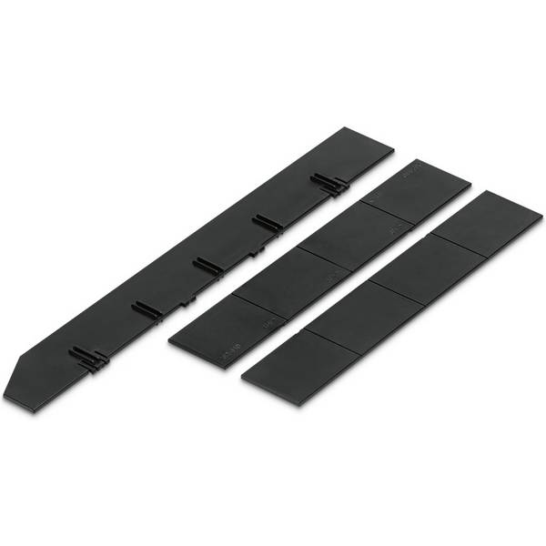 styro Unterteilungs-Set styrodoc, 1 Längs-/2 Querstege schwarz, 1 Längs- und 2 Querstege, Material: Polystyrol, - 1 Stüc