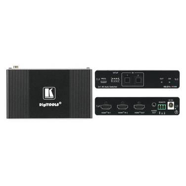 Kramer DigiTOOLS VS-211X - Video/Audio-Schalter - 2 x HDMI - Desktop