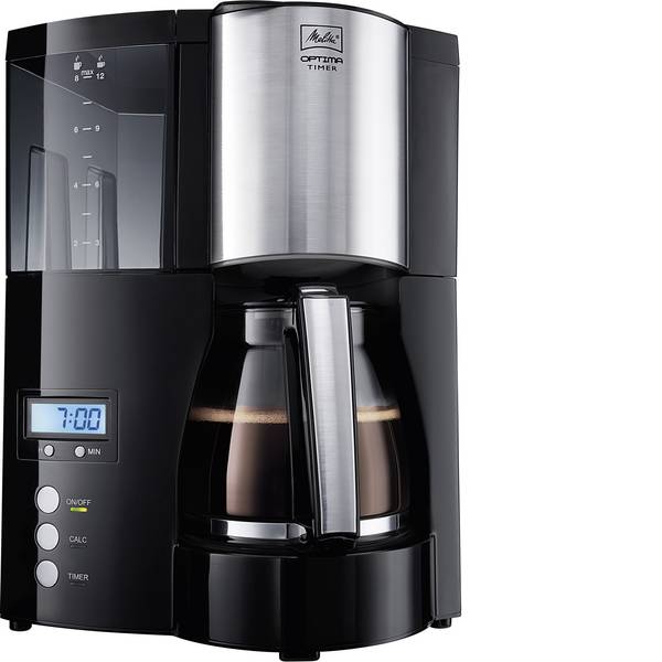 Macchine dal caffè con filtro - Melitta Optima Timer black Macchina per il caffè Nero Capacità tazze=12 funzione timer - Macchine dal caffè con filtro - Melitta Optima Timer black Macchina per il caffè Nero Capacità tazze=12 funzione timer -