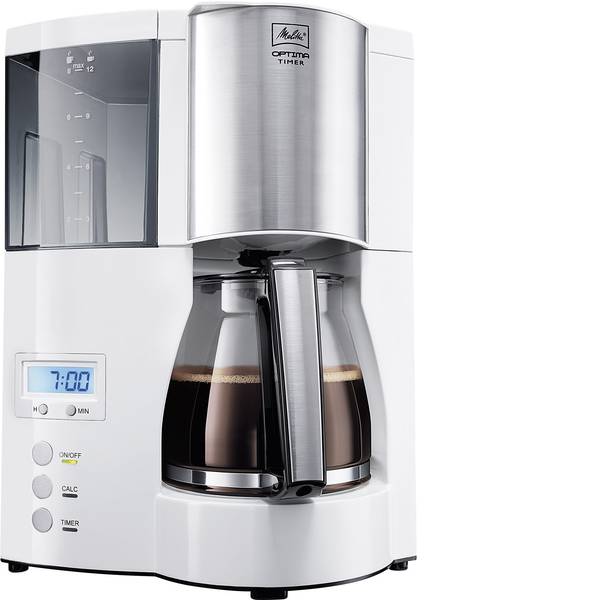 Macchine dal caffè con filtro - Melitta Optima Timer ws Macchina per il caffè Bianco Capacità tazze=12 Display, funzione timer, Funzione mantenimento - Macchine dal caffè con filtro - Melitta Optima Timer ws Macchina per il caffè Bianco Capacità tazze=12 Display, funzione timer, Funzione mantenimento -