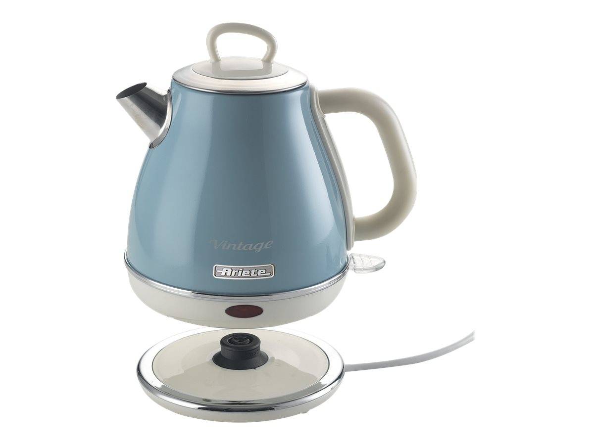 Ariete 2868 Bollitore Elettrico Vintage 1 Litro - Infusi, TÃƒÂ¨ e Tisane - Autospegnimento - Acciaio Inox - 1 Litro - 16-1
