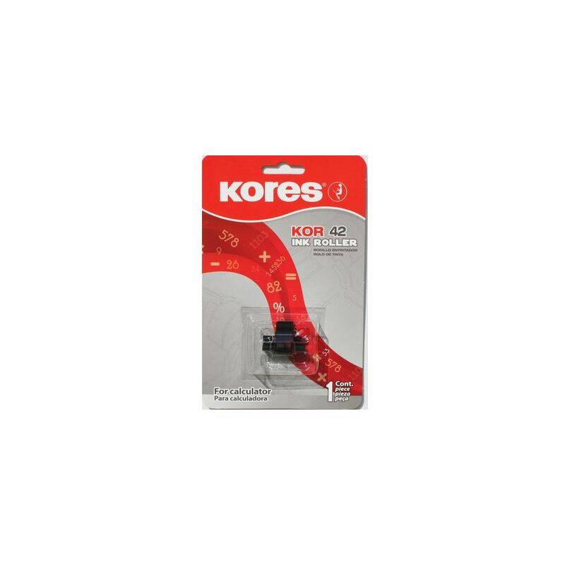 Kores Farbrolle für Seiko IR 72, schwarz passend für Sharp EA720R/EL1189, Toshiba 723PD, TA PD12/12 (G720S)-0