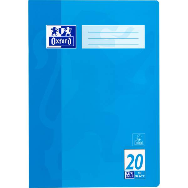 Libri scolastici OXFORD Libretto Oxford A4 vuoto blu vuoto DIN A4 16