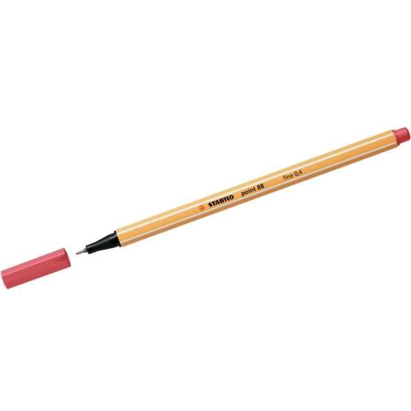 Pennarelli Stabolo Point 88 punta fibra fine - 0,4 mm Storm - colore a base acqu-0