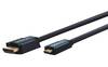 Clicktronic Micro-HDMI Cavo adattatore M/M. Blu 1,0 m