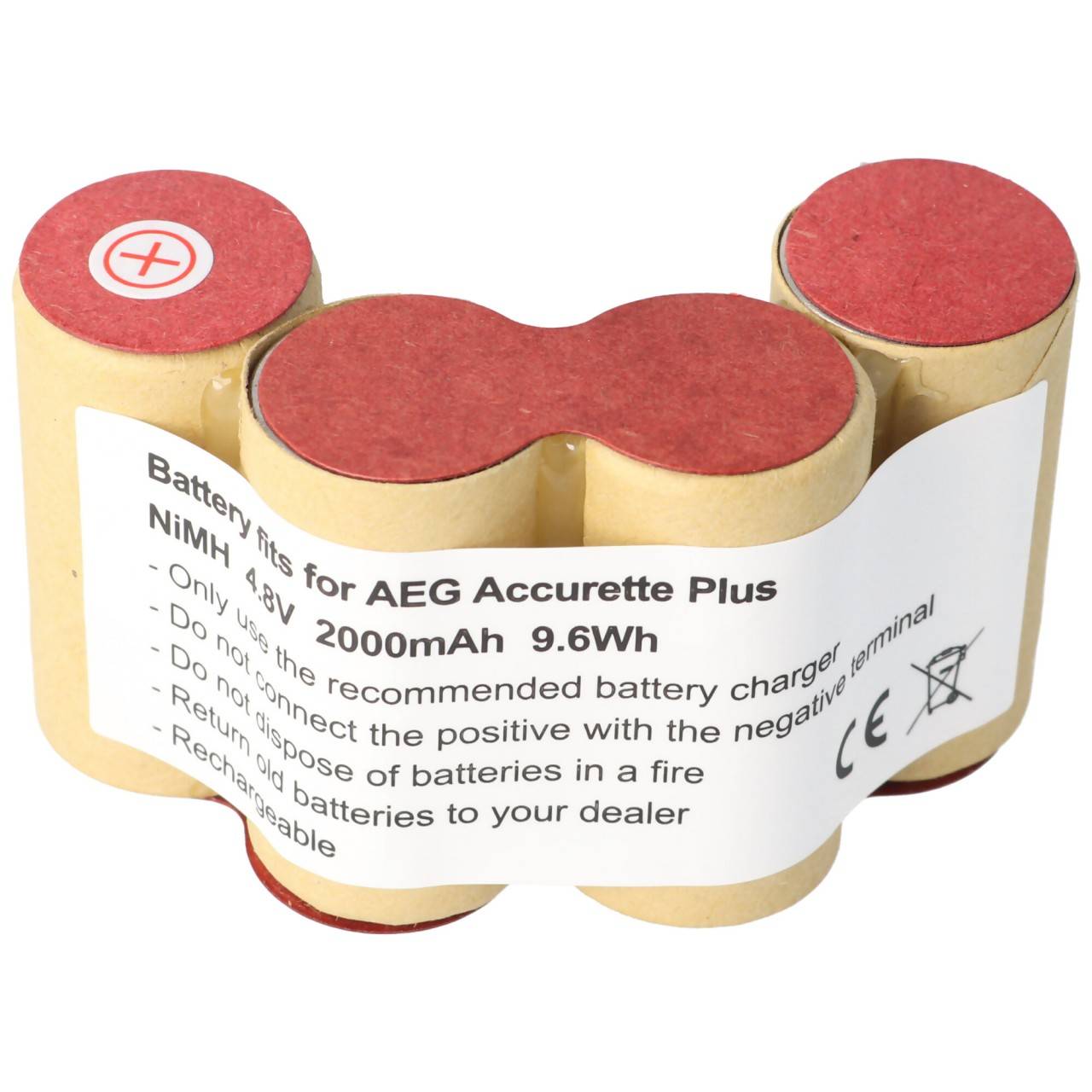 Batteria da 4,8V adatta per aspirapolvere AEG Liliput-2