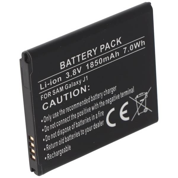 AccuCell batteria adatta per Samsung Galaxy J1 batteria EB-BJ100CBE batteria EB-BJ100CBZ