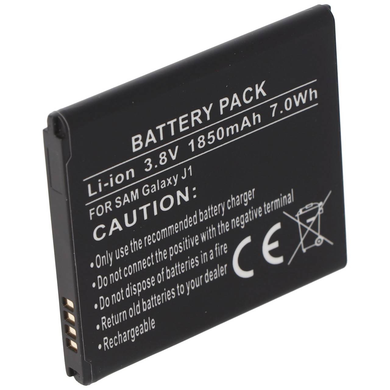 AccuCell batteria adatta per Samsung Galaxy J1 batteria EB-BJ100CBE batteria EB-BJ100CBZ-0