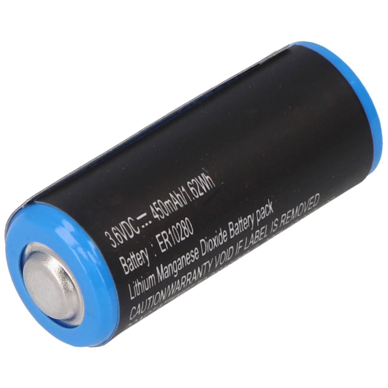 ER10280 Batteria LiSOCl2 3,7 Volt 1,68 Wh 450 mAh, dimensioni circa 28 x 10 mm-2