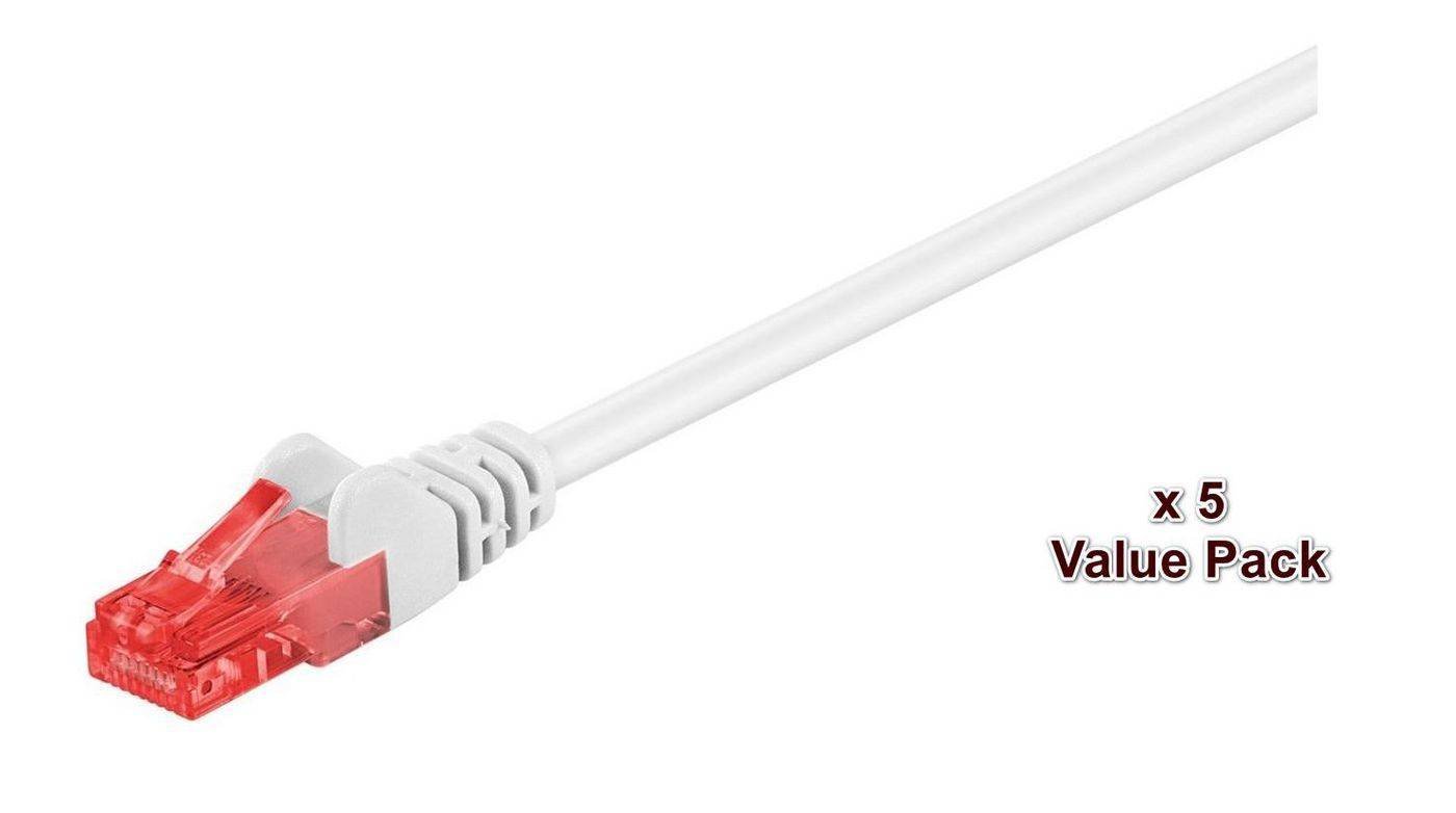 Microconnect V-UTP615WVP 15m Cat6 U/UTP (UTP) Weiß Netzwerkkabel (V-UTP615WVALUEPACKAGE)-0