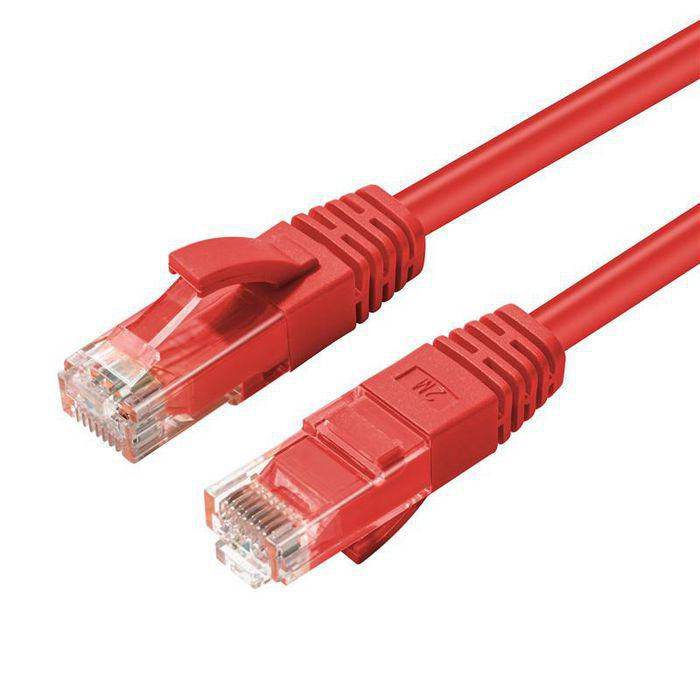Microconnect Cat5e UTP 15m cavo di rete Rosso U/UTP (UTP)-0