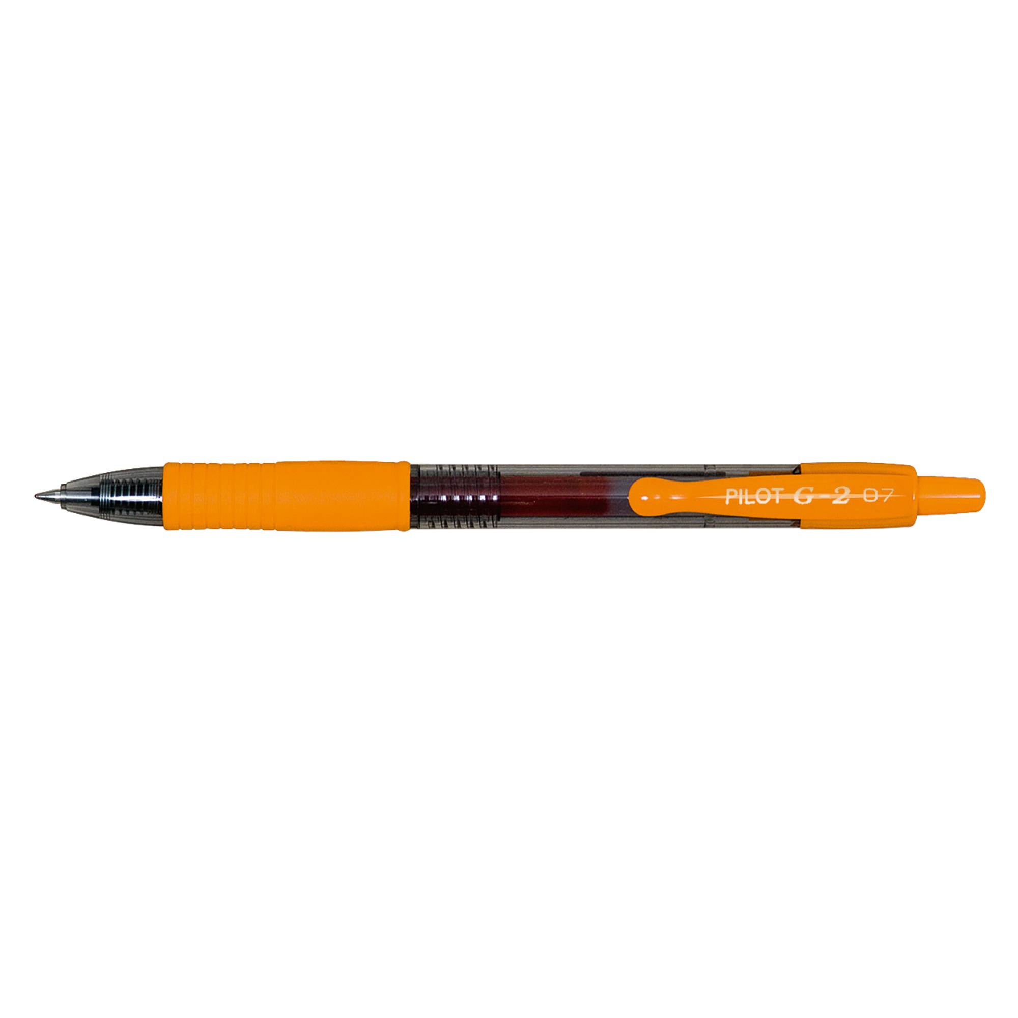 Penna Gel a Scatto G-2 Pilot - 0,7 mm - 001393 (Arancio)