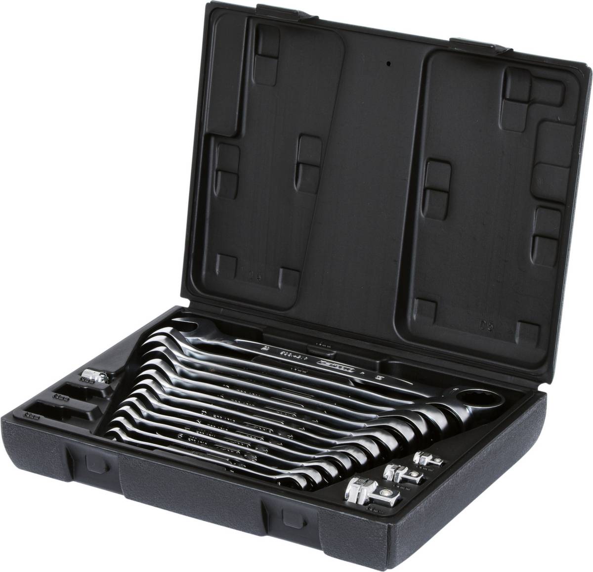 KS TOOLS GEARplus - Ratschen-Schraubenschlüssel-Set - 16 Stücke - in Koffer-5