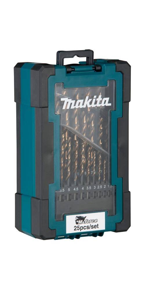 Makita M-Force - Bohrersatz - für Holz, Metall, Mauerwerk - 25 Stücke - 1-13 mm-0