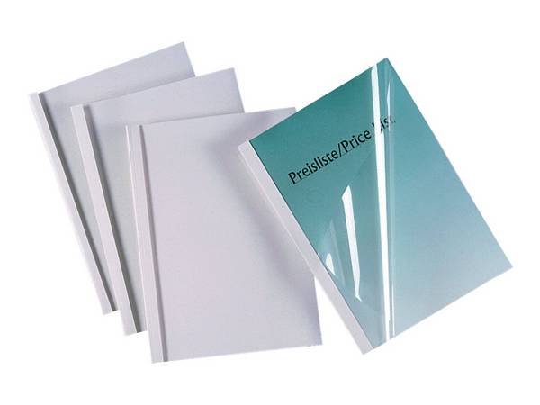 GBC Copertine per rilegatura termica Standard 20 mm bianche (50)