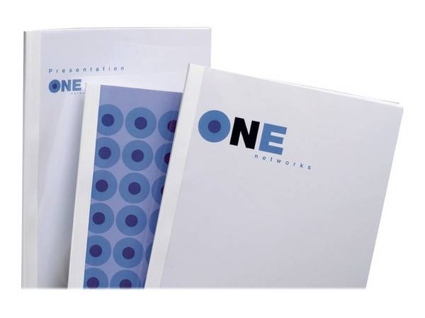GBC Copertine per rilegatura termica Standard 12 mm bianche(100)