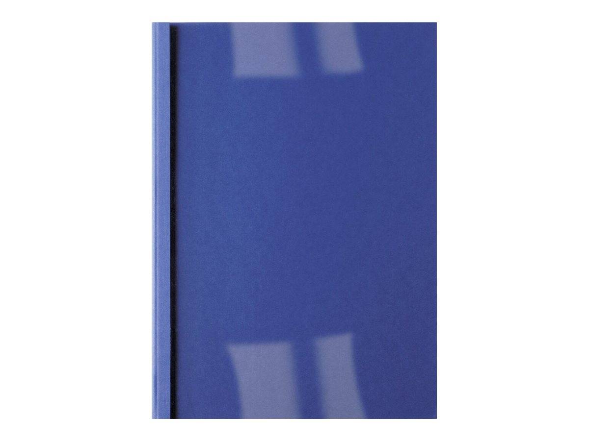 Cartelline termiche Business Line - 1,5 mm - leather blu - GBC - scatola 100 pezzi-0