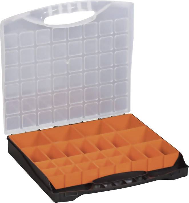 Alutec Valigetta per minuteria (L x L x A) 400 x 370 x 58 mm Scomparti: 24 suddivisione variabile Contenuto 1 pz.