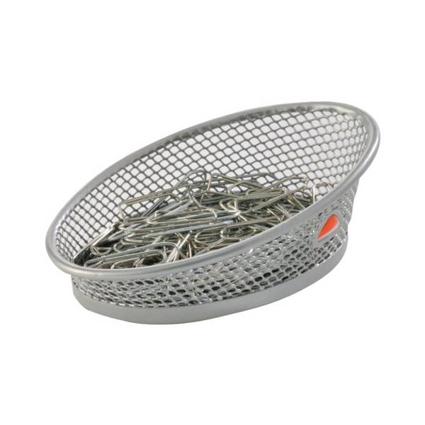Portafermagli in Rete Metallica Mesh Alba - MESHCLIP/M (Argento)