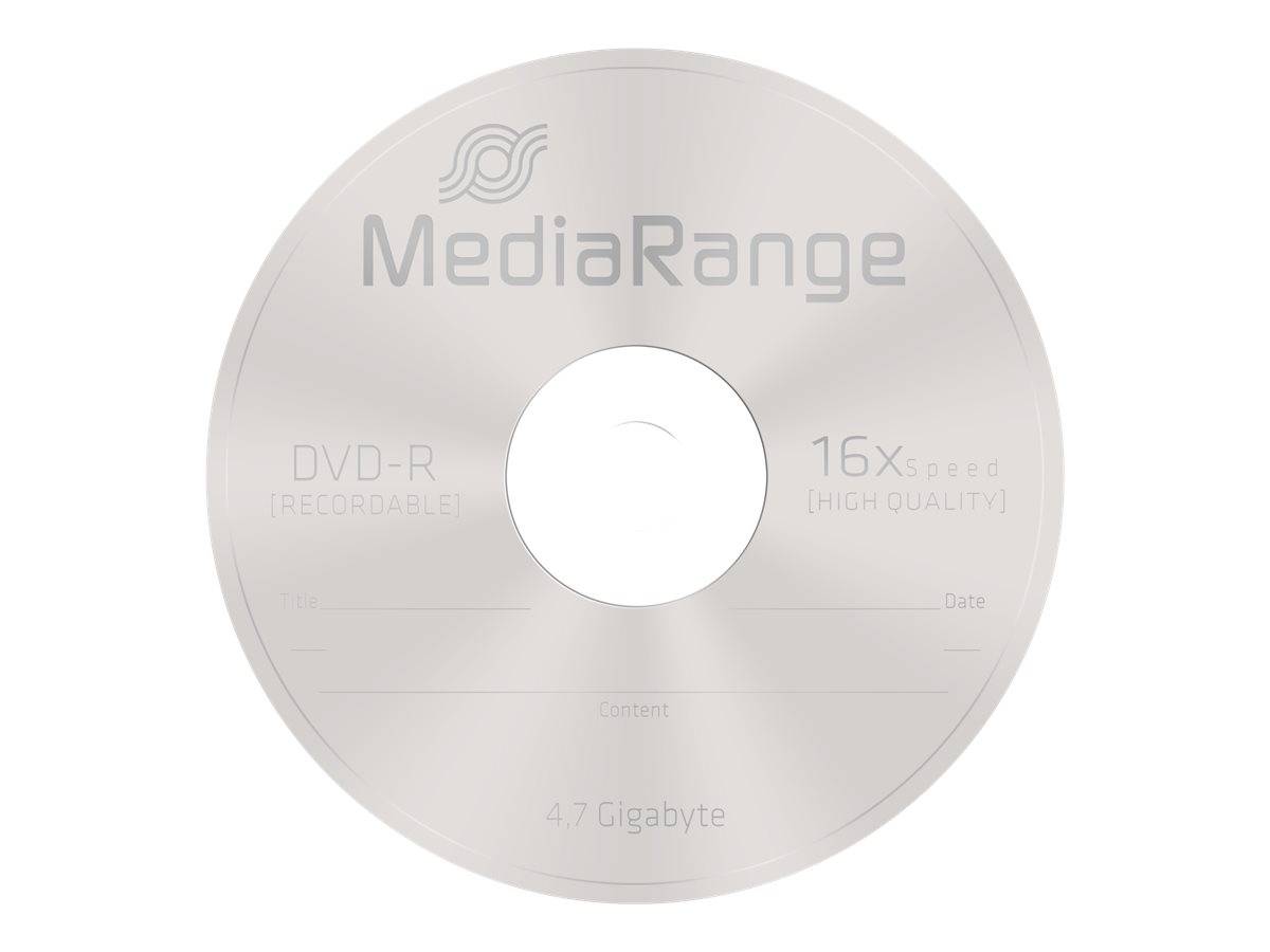 MediaRange DVD-R 4,7 GB (16fach, 25 Stück) (MR403)-0