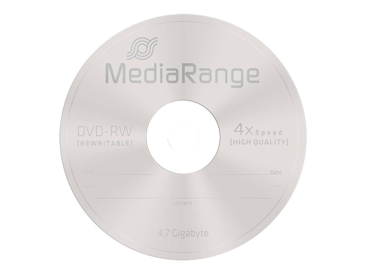 MediaRange MR450 DVD vergine 4,7 GB DVD-RW 10 pz (MediaRange - DVD-RW x 10 - 4.7 GB - la)-1