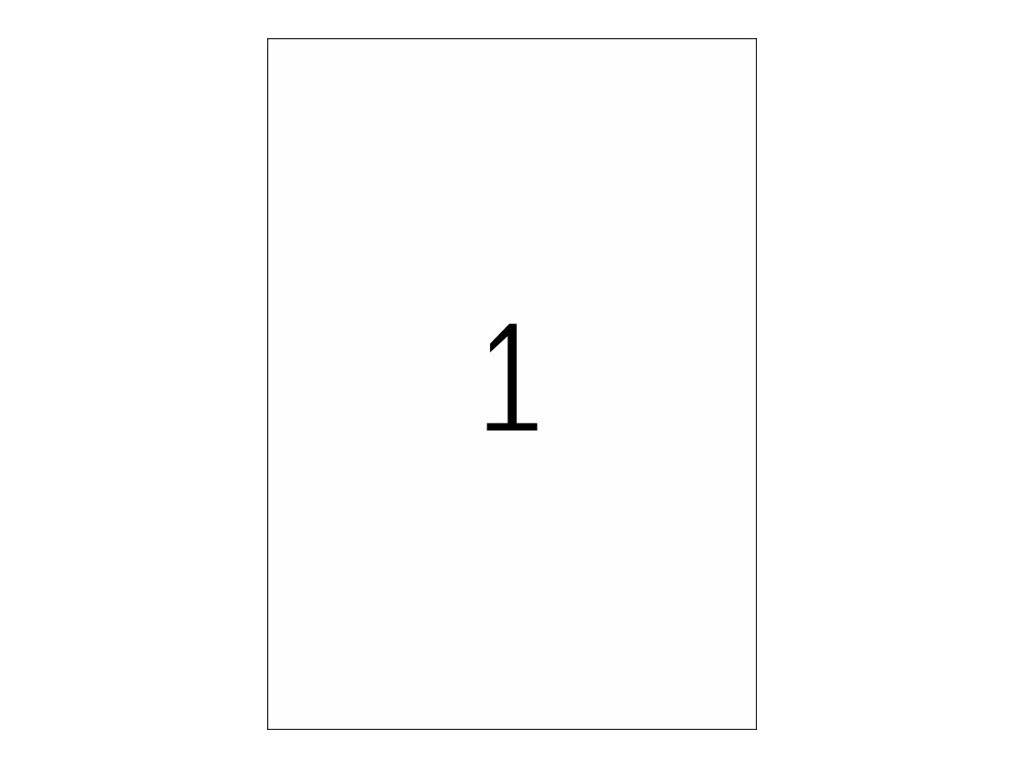 HERMA SuperPrint - Selbstklebende Folienetiketten - durchsichtig - A3 (297 x 420 mm) - 50 Stck. (50 Bogen x 1) (8694)-5