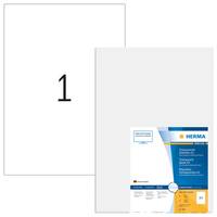HERMA SuperPrint - Selbstklebende Folienetiketten - durchsichtig - A3 (297 x 420 mm) - 50 Stck. (50 Bogen x 1) (8694)-8