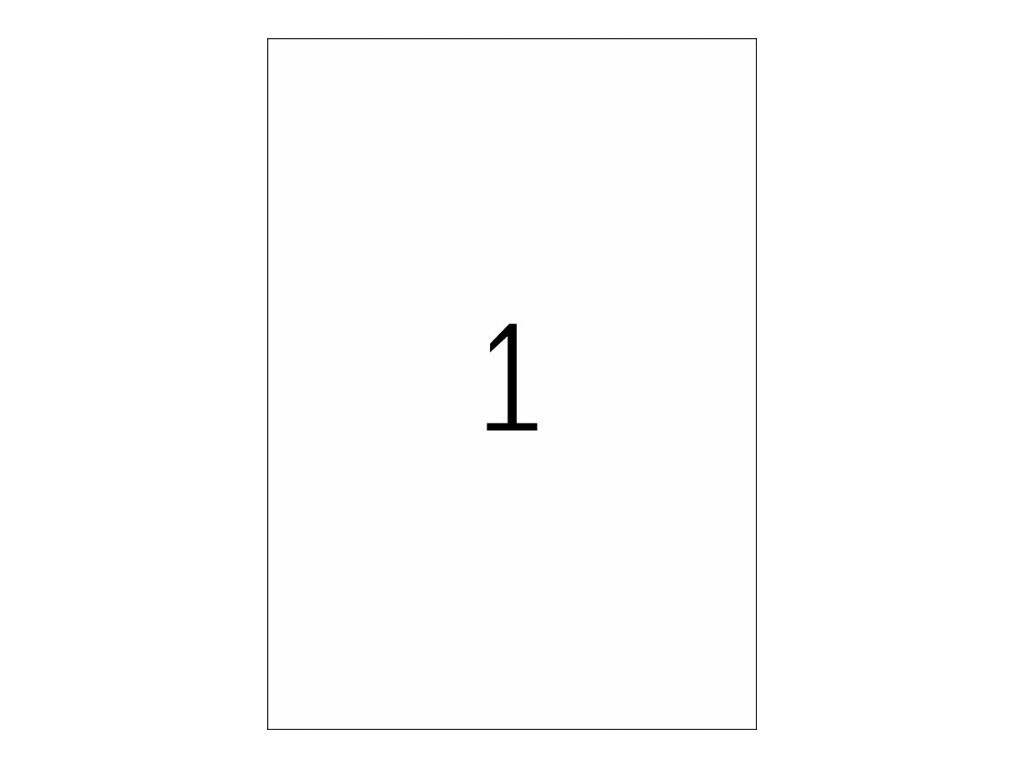 HERMA SuperPrint - Folienetiketten - durchsichtig - A4 (210 x 297 mm) - 25 Stck. (25 Bogen x 1) (4375)-5