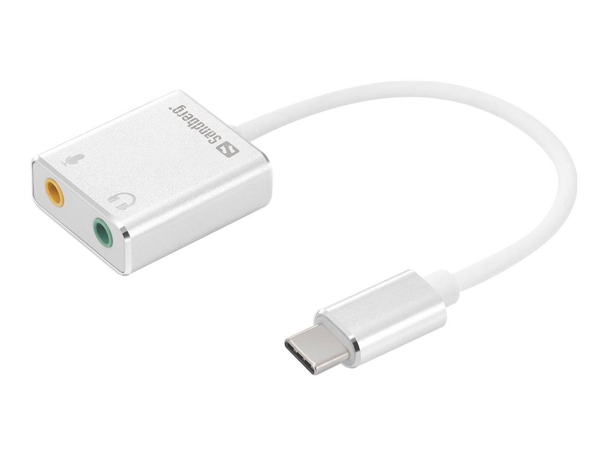 Sandberg USB-C to Sound Link - Soundkarte - Stereo - USB-C-0