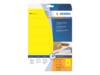 HERMA 5058 etichetta per stampante Giallo Etichetta per stampante autoadesiva (HERMA Special - etiketter - mat - 280)