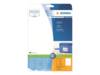 HERMA Premium - Permanent selbstklebende, matte laminierte Papieretiketten - weiß - A4 (210 x 297 mm) - 25 Etikett(en) (
