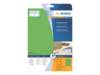 HERMA Special - Permanent self-adhesive matte paper labels - grün - 105 x 42,3 mm - 280 Etikett(en) (20 Bogen x 14) (506