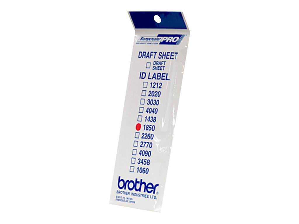 Brother ID1850 - Stempeletiketten - 18 x 50 mm 12 Etikett(en) - für StampCreator PRO SC-2000, PRO SC-2000USB (ID1850)-0