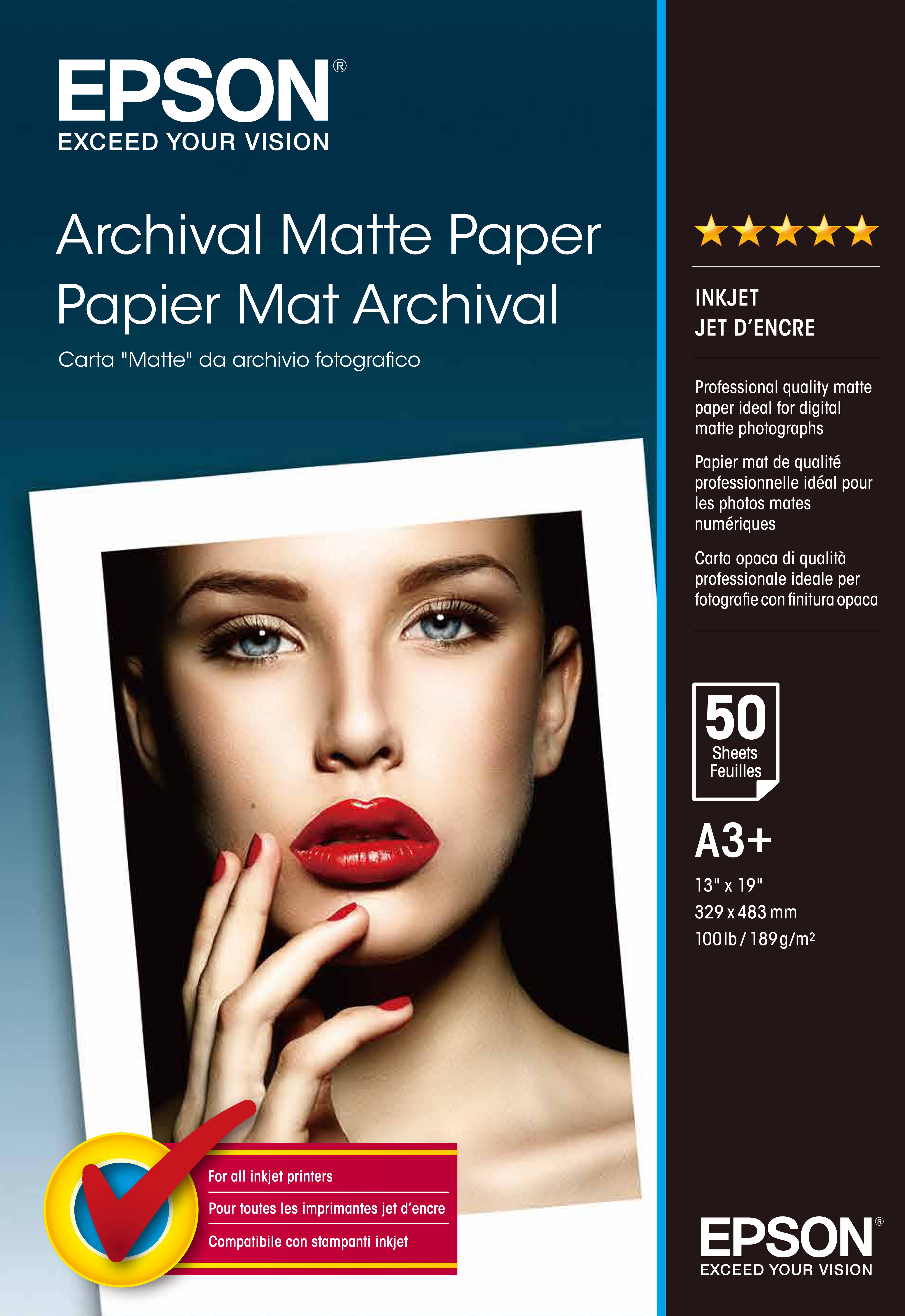 Epson Carta "matte" da archivio fotografico C13S041340-4