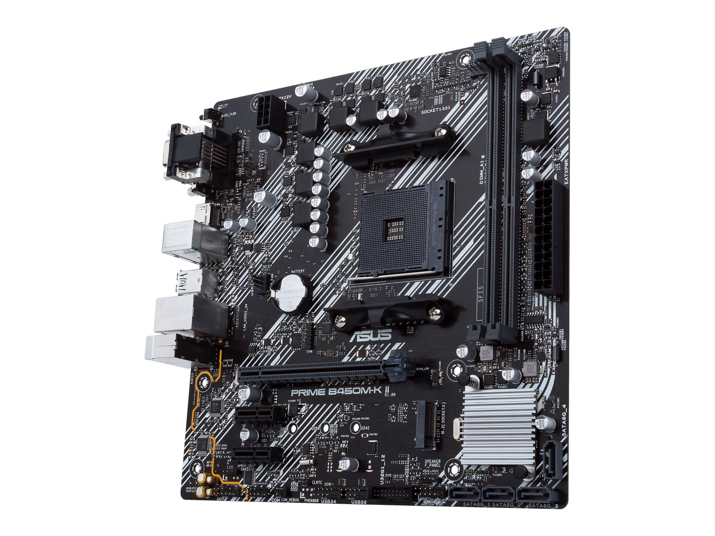 ASUS Prime B450M-K II AMD B450 Presa AM4 micro ATX 90MB1600-M0EAY0-0