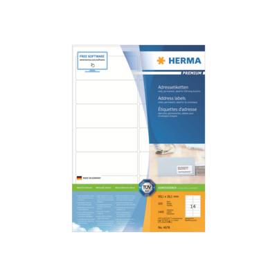 Etichette universali HERMA 4678 99,1 x 38,1 mm bianche-0