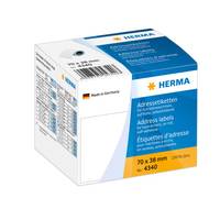 Etichette per indirizzi HERMA rotolo di indirizzi 70x38 250 pezzi 70,0 x 38,0 mm bianco-6
