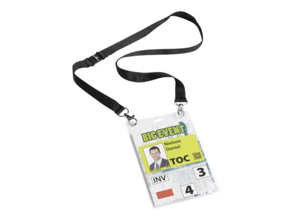 Durable 852501 badge e porta badge Tessile 10 pz