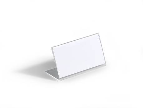 DURABLE targhette da tavolo targhetta da tavolo acrilico 52x100 10 cm x 5,2 cm acrilico trasparente-6