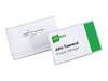 Durable 8008-19 100 pz (Durable Name Badge 40x75mm with Pin Includes Blank Insert Cards Transparent [Pack 100] - 800819)