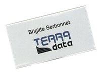 Durable 8008-19 100 pz (Durable Name Badge 40x75mm with Pin Includes Blank Insert Cards Transparent [Pack 100] - 800819)-4