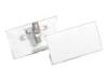 DURABLE Namensschild 40x75mm mit Kombiklemme Acryl 1 Pg. à 25 Stück 812119