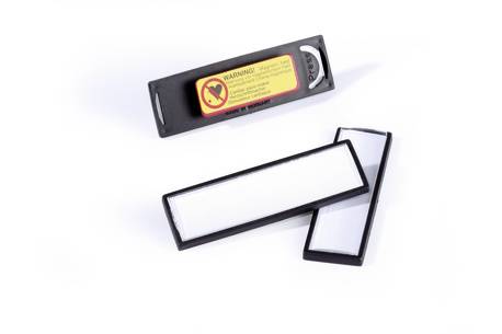 DURABLE Namensschild CLIP CARD 17x67mm mit Magnet 1 Pg. à 25 Stück 813201-5