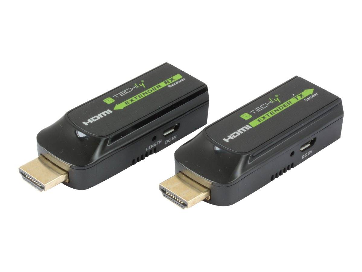 Techly IDATA EXT-E70S moltiplicatore AV Trasmettitore e ricevitore AV Nero IDATA EXT-E70S-0