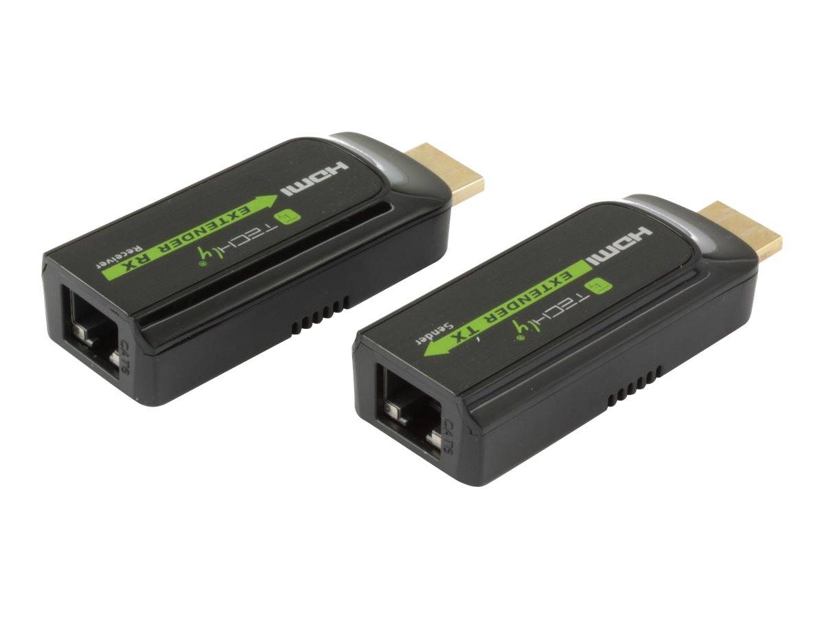 Techly IDATA EXT-E70S moltiplicatore AV Trasmettitore e ricevitore AV Nero IDATA EXT-E70S-5