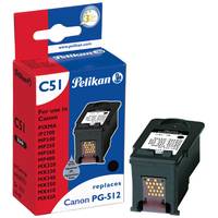 Pelikan C51 - 16 ml - Schwarz - kompatibel - wiederaufbereitet - Tintenpatrone (Alternative zu: Canon PG-512) - für Cano-3