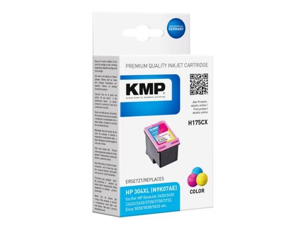 KMP 1760,4030 cartuccia d'inchiostro Compatibile Resa elevata [XL] Ciano, Magenta, Giallo (KMP H175CX - H?jtydende - far