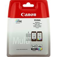 Canon Cartuccia PG-545, CL-546 Originale Imballo multiplo Nero, Ciano, Magenta, Giallo 8287B005-3