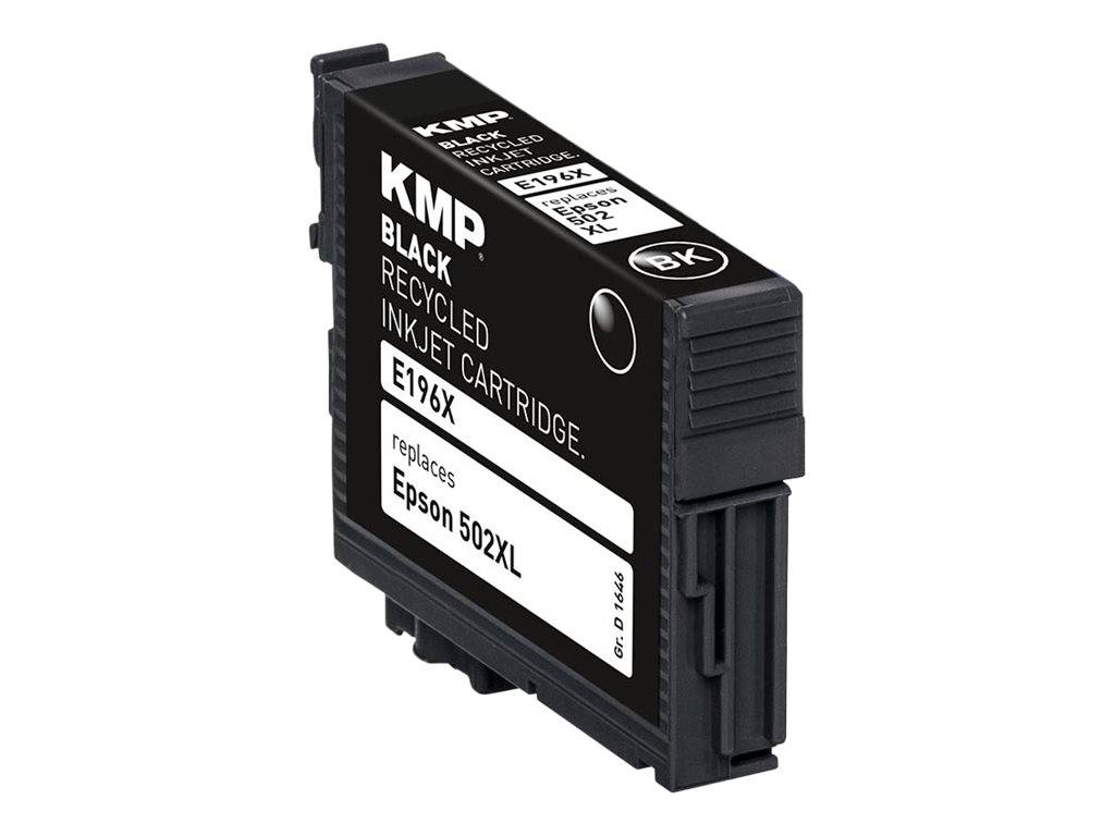 KMP 1646,4001 cartuccia d'inchiostro 1 pz Compatibile Nero (KMP Patrone Epson 502XL black 550 S. E)-0