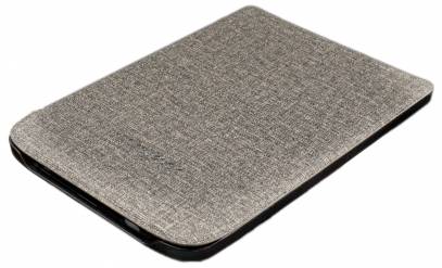 PocketBook Shell series - Flip-Hülle für eBook-Reader - Kunststoff, Polyurethan, Microfiber - Grau - für PocketBook Basi-8
